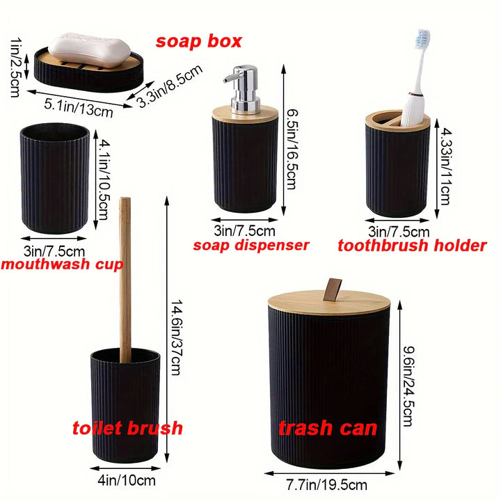 Superior Comfort 6 Piece Bathroom Set