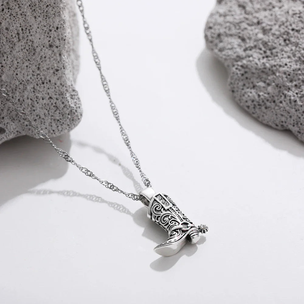 Retro Cowgirl Pendant