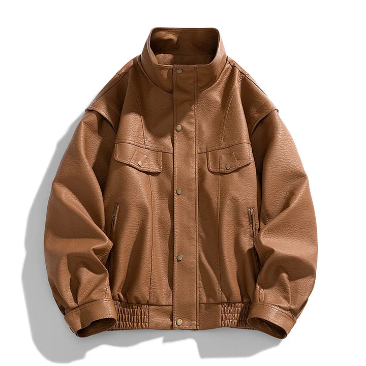 Calvin Leather Field Jacket