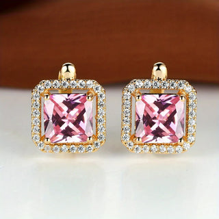 Contour Halo Stud Earrings