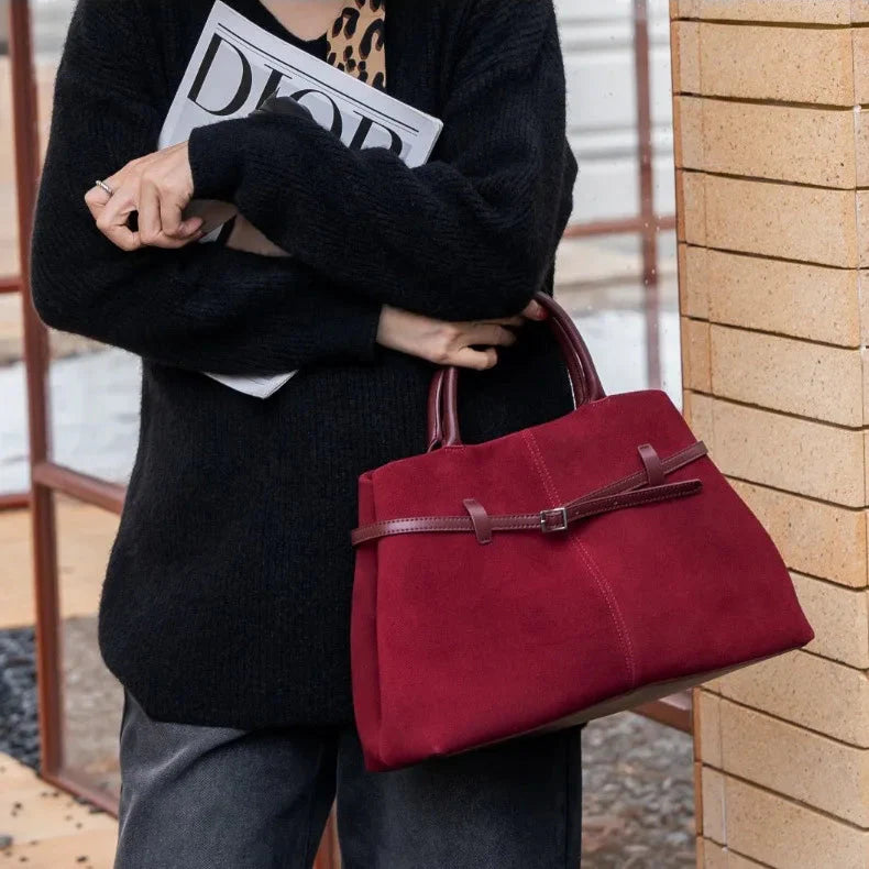 Sutton Suede Tote