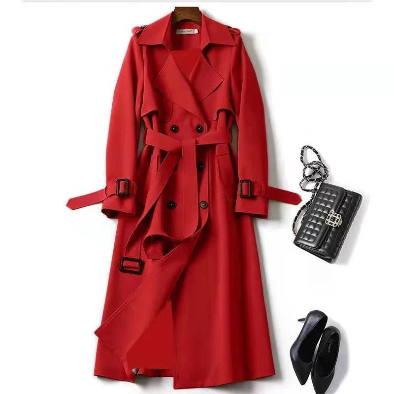 Dania Double-Breasted Trench Coat