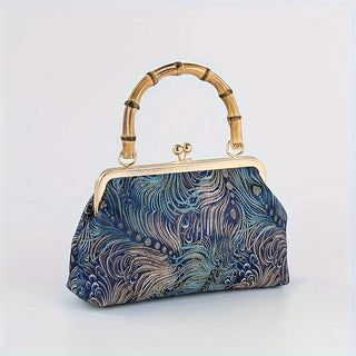 Zaria Bamboo Handle Purse
