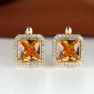 Contour Halo Stud Earrings