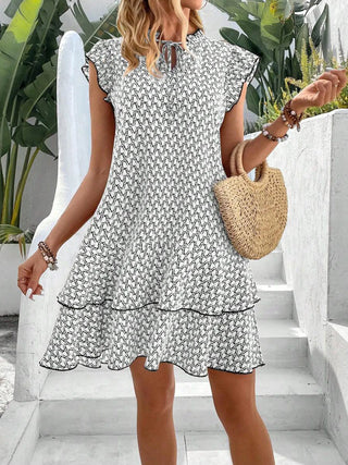 Hattie | Flowing Tiered Ruffle Dress