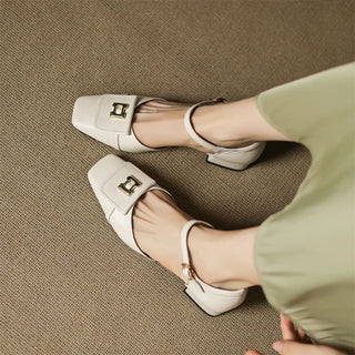 Bella Block Heel Pump