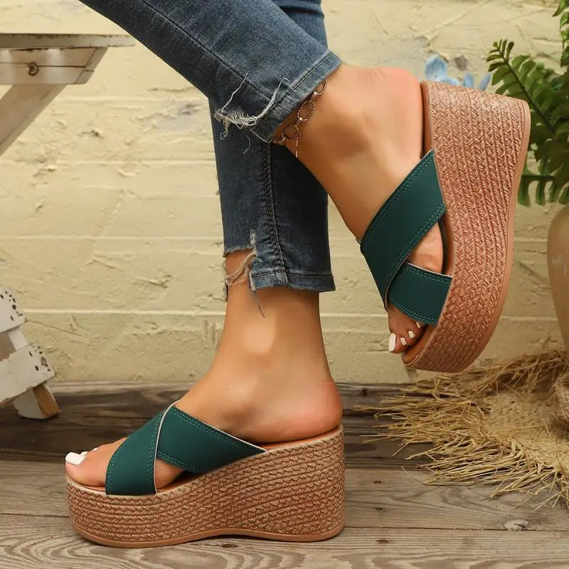 Jess Platform Wedge Sandal