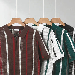 Nolan Open Knit Polo