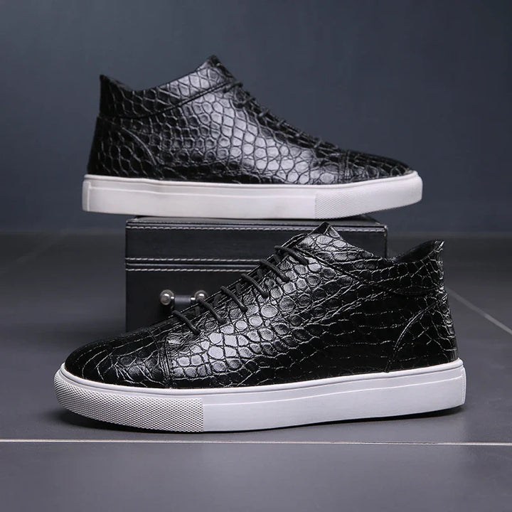 Anthony Sartain Leather Sneakers