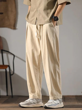 Calvin Linen Drawstring Pants