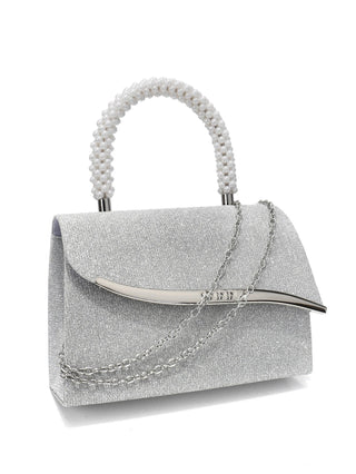 Ava Sequin Pearl Clutch