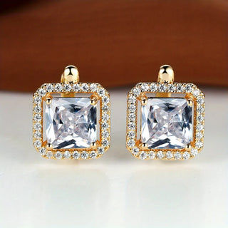 Contour Halo Stud Earrings