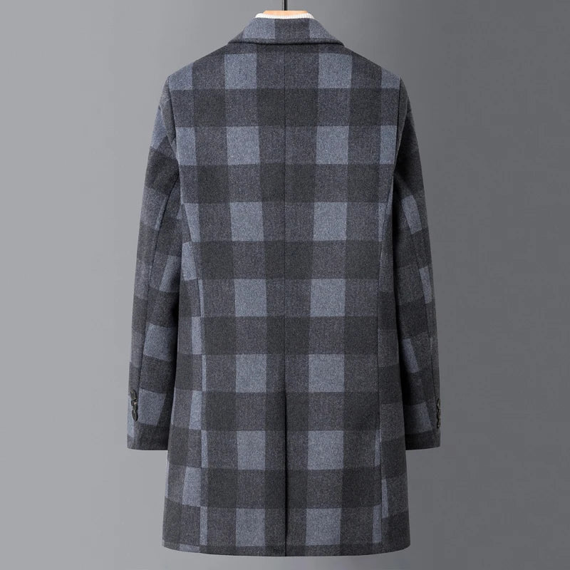 John Wellington Wool Trench Coat