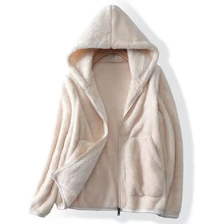 The Valentina Coral Fleece Hoodie