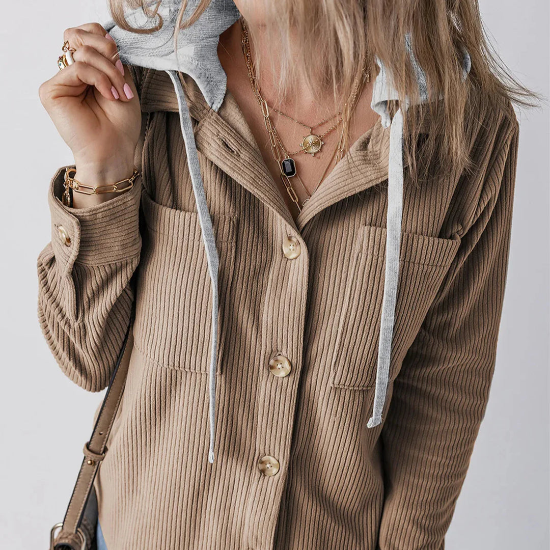 Weekend Hooded Button Shirt