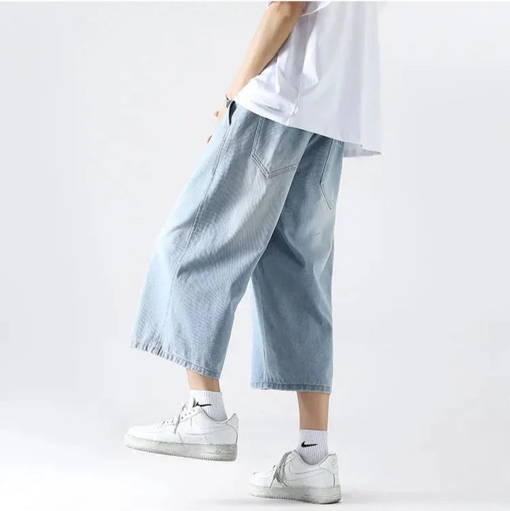 Santa Monica Baggy Jean Shorts
