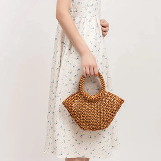 The Antibes Wooden Bead Tote