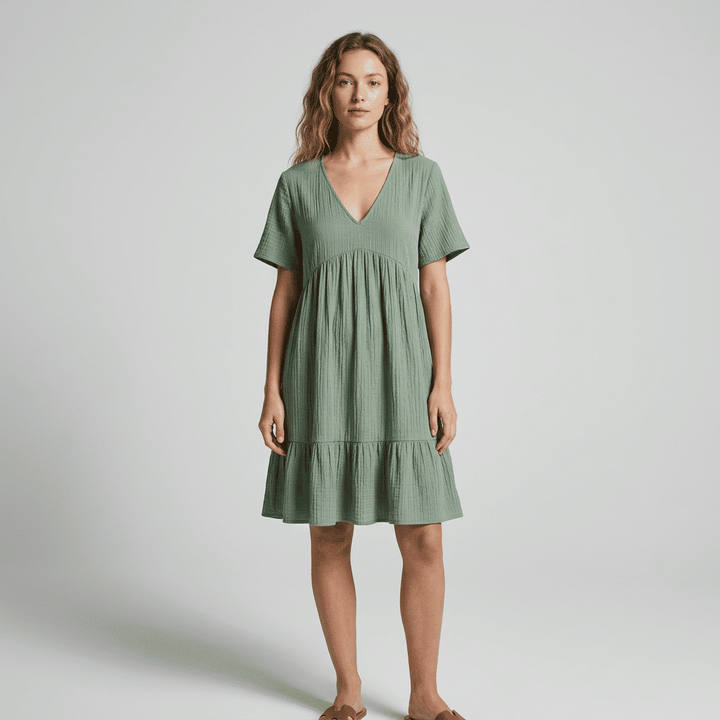 Ava Tiered Ruffle Mini Dress