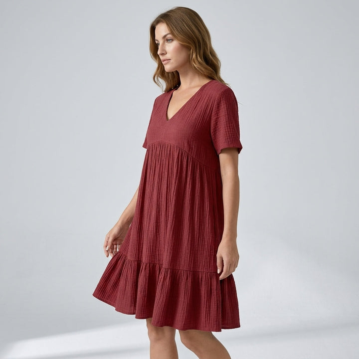 Ava Tiered Ruffle Mini Dress