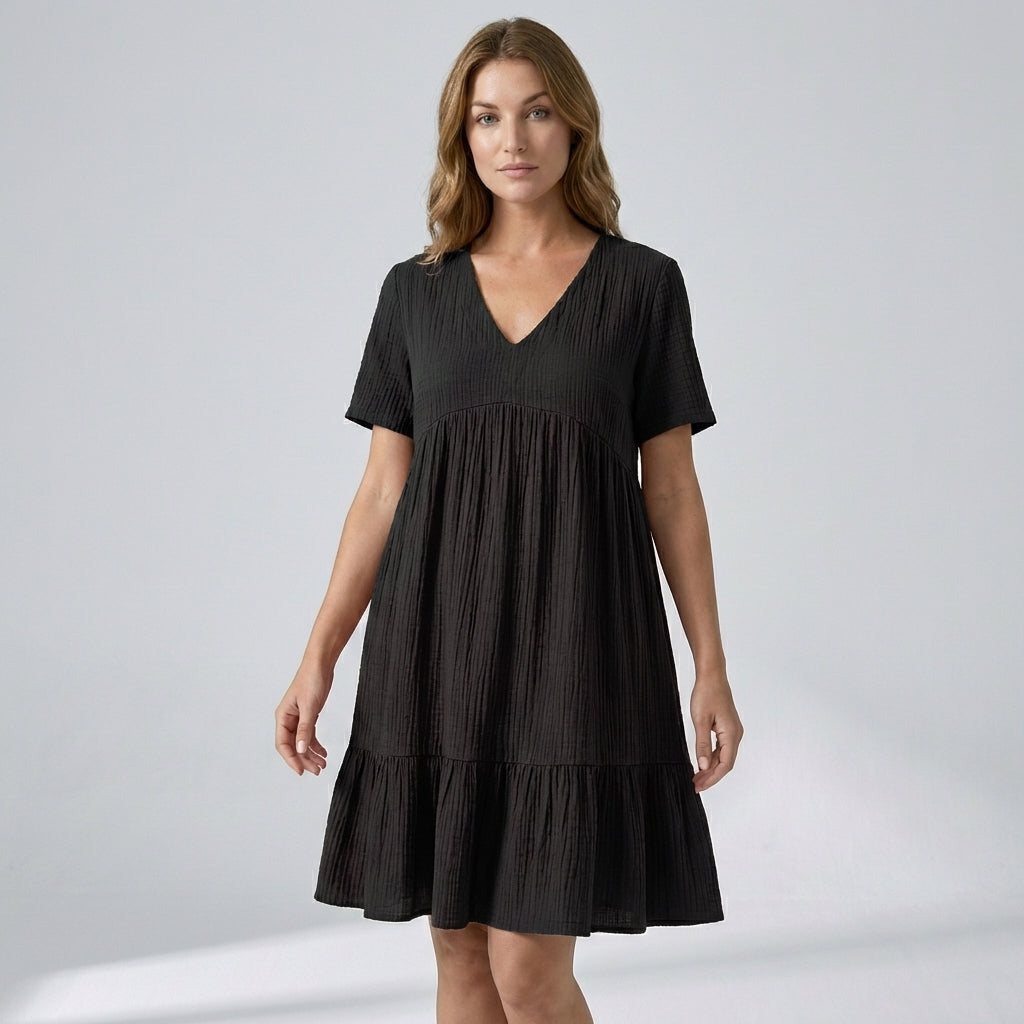 Ava Tiered Ruffle Mini Dress