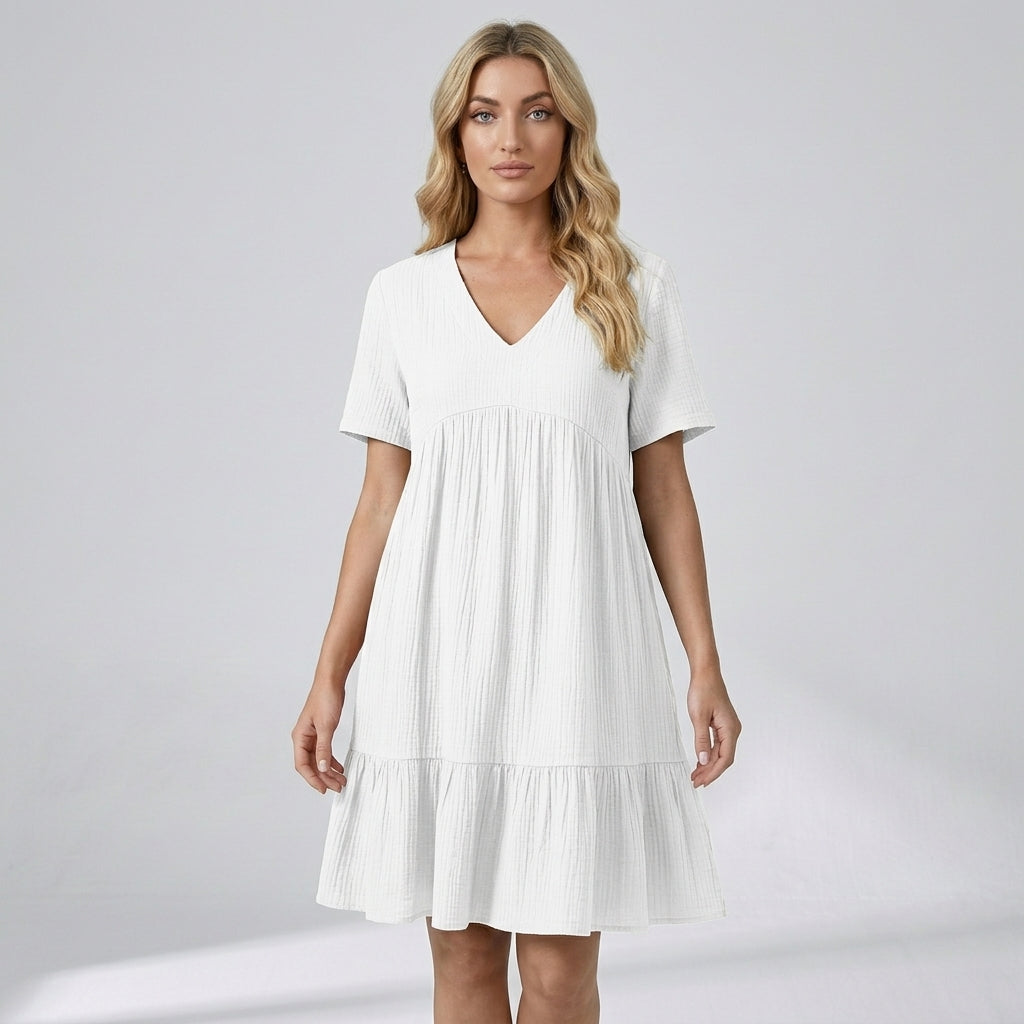 Ava Tiered Ruffle Mini Dress