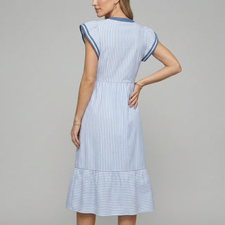 Camila Flutter Sleeve Midi Dress