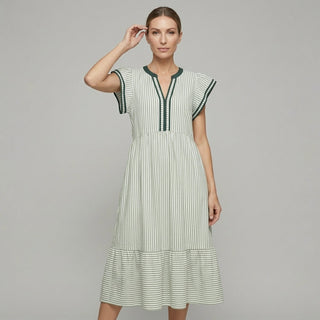 Camila Flutter Sleeve Midi Dress