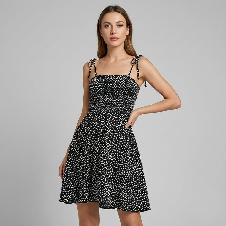 Clara Smocked Mini Dress