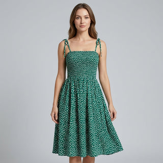 Clara Smocked Mini Dress