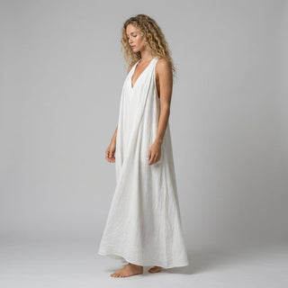 Nora Crinkle Halter Maxi Dress
