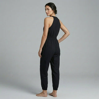 Esme Halter Smocked Jumpsuit
