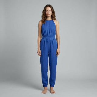 Esme Halter Smocked Jumpsuit