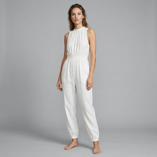 Esme Halter Smocked Jumpsuit