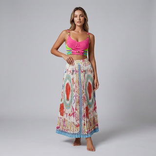 Savannah Pleated Two-Piece Set