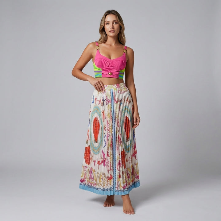 Savannah Pleated Two-Piece Set