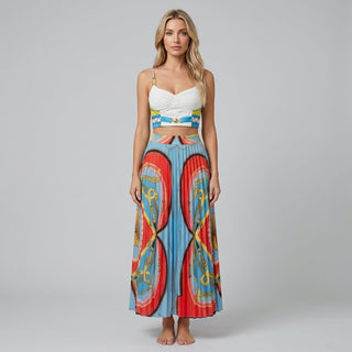 Savannah Pleated Two-Piece Set