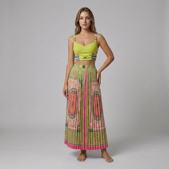 Savannah Pleated Two-Piece Set