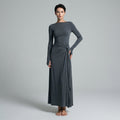 Seraphina Knotted Draped Maxi Dress
