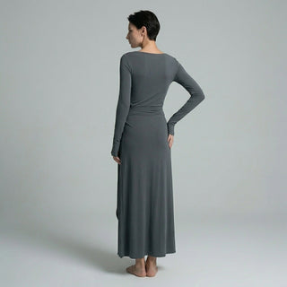Seraphina Knotted Draped Maxi Dress