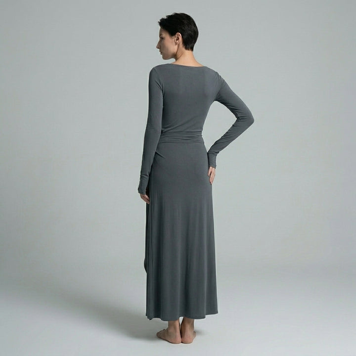 Seraphina Knotted Draped Maxi Dress