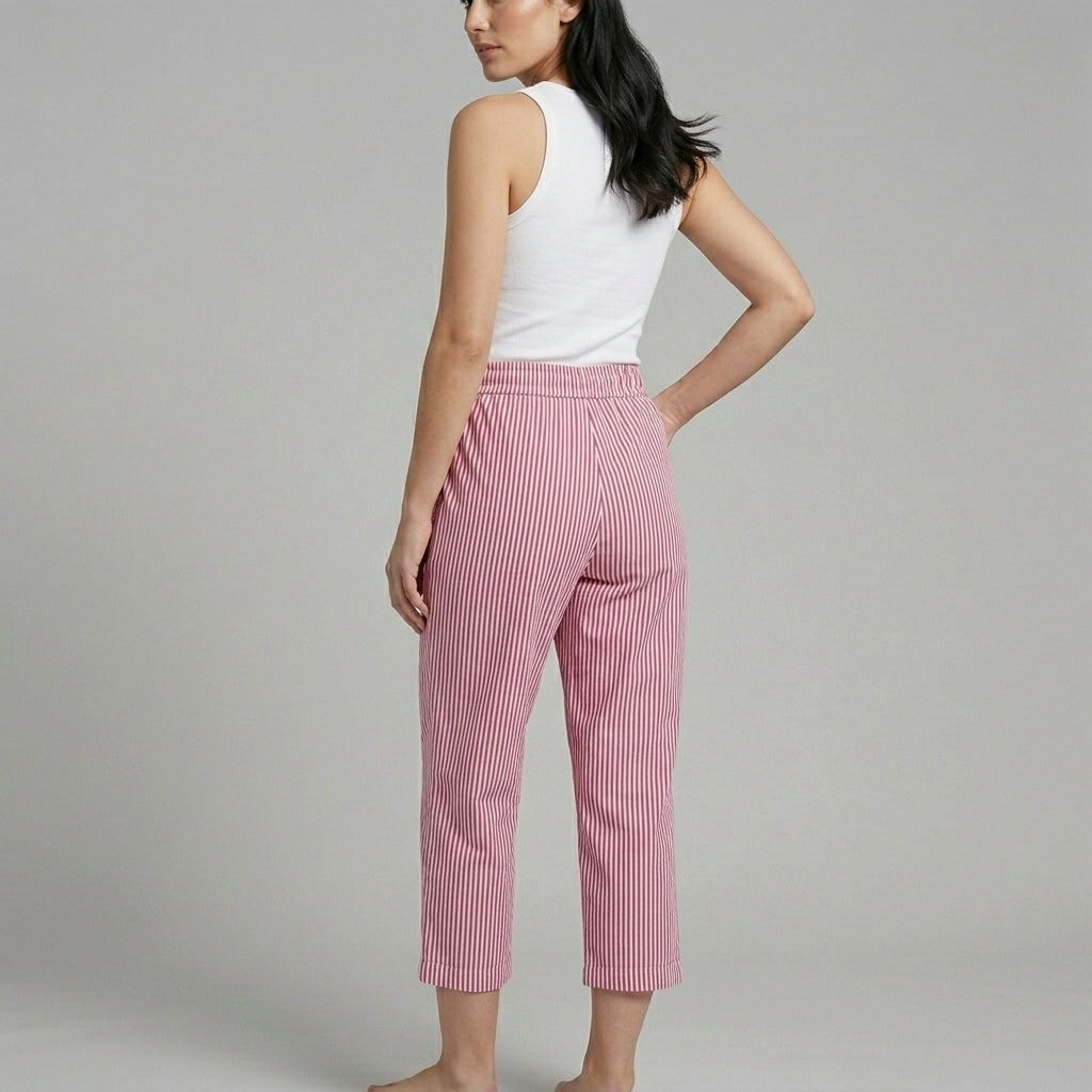 Slena Striped Wide-Leg Pants