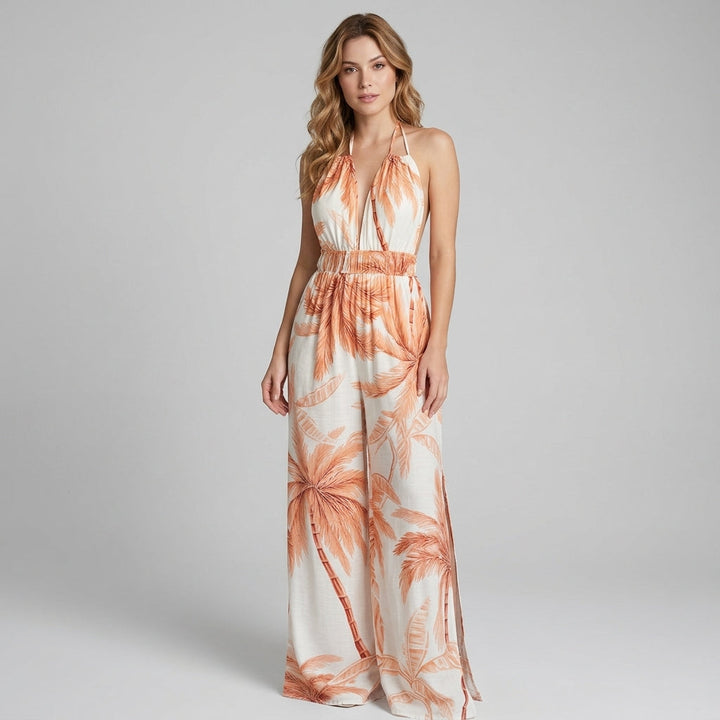 Estella Halter Slit Maxi Dress