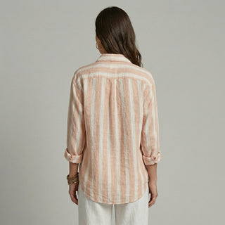 Aria Striped Button-Down Shirt