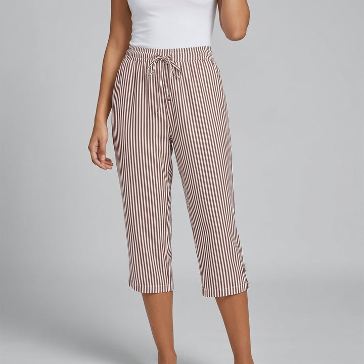 Slena Striped Wide-Leg Pants