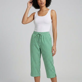 Slena Striped Wide-Leg Pants