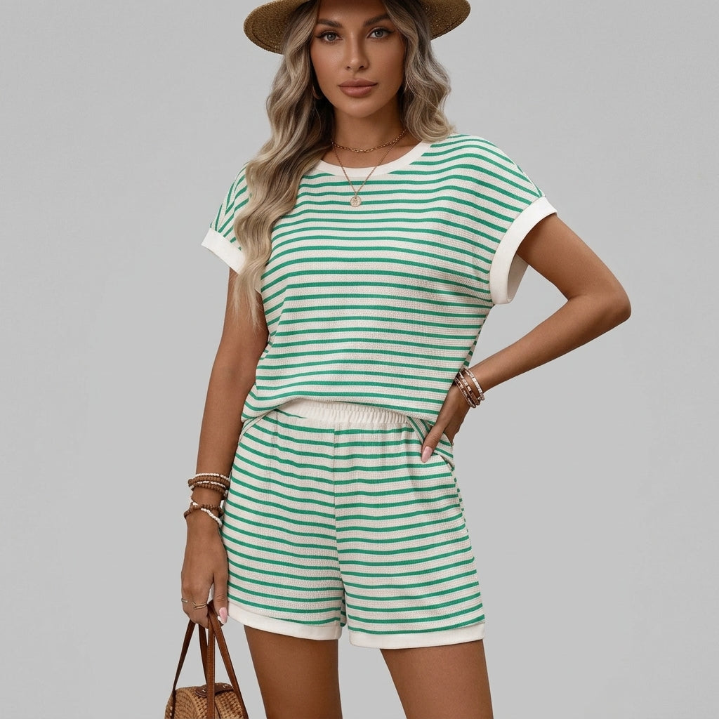 Sienna Striped Two-Piece Set