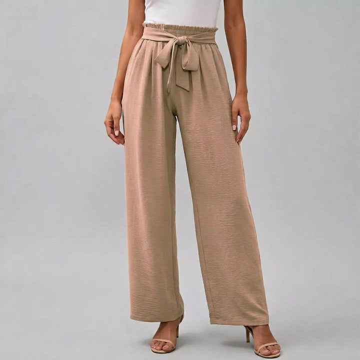 Raila Paperbag Wide-Leg Pants