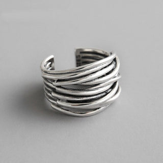 Adjustable Layered Wrap Ring