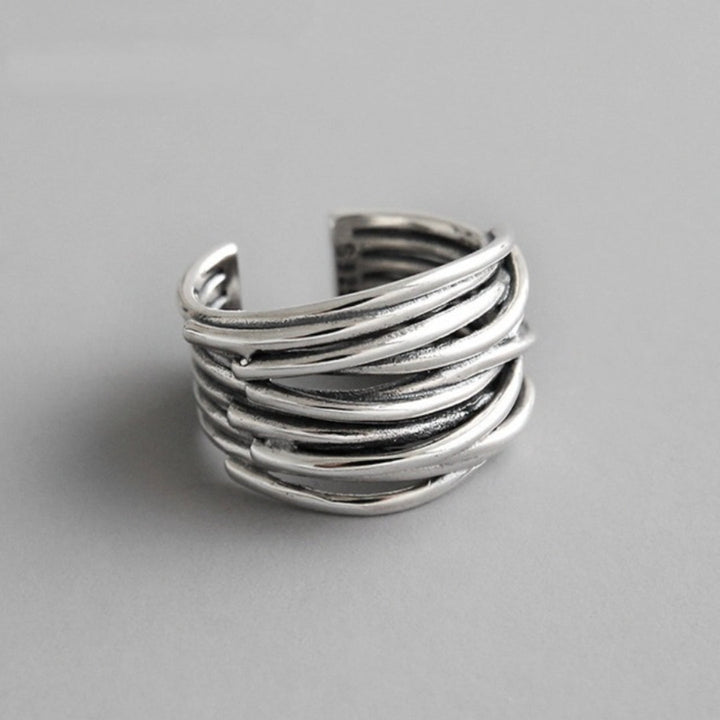 Adjustable Layered Wrap Ring