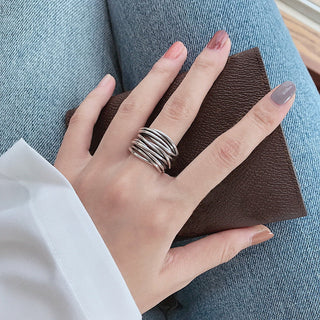 Adjustable Layered Wrap Ring